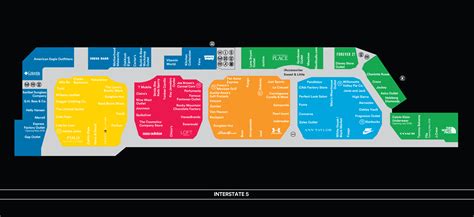 woodburn premium outlets map.